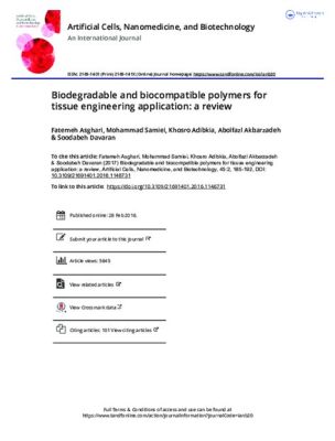  Lactide: Biocompatible and Sustainable Polymer for Tissue Engineering Applications?